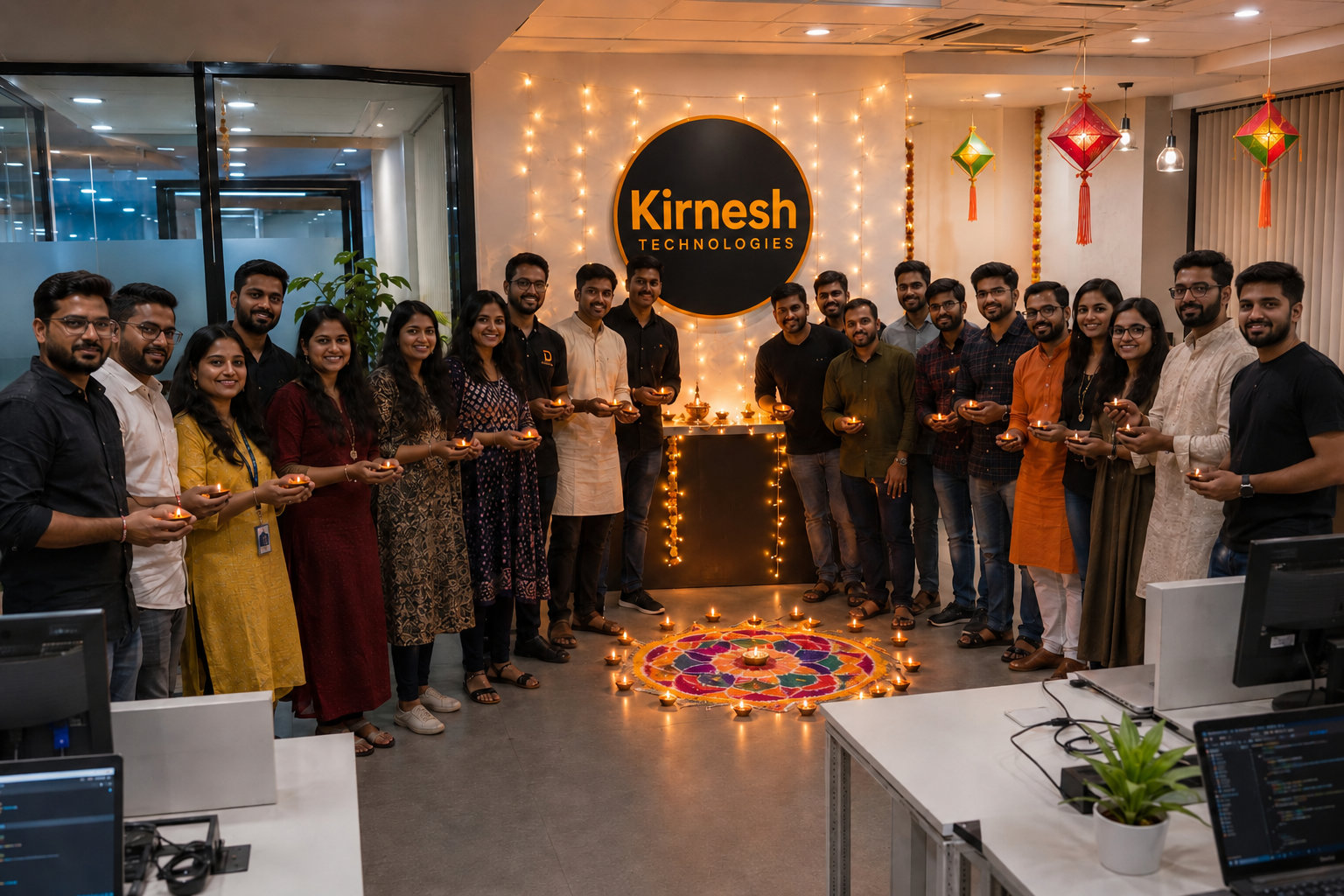 Kirnesh team Diwali celebration